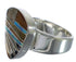 Southwestern Multicolor Substantial Jewelry Ring Size 6-3/4 PX40497